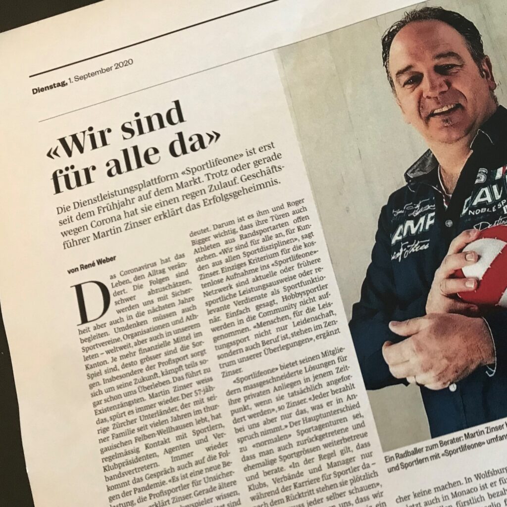 MEDIEN«SPORTLIFEONE IST FÜR ALLE DA»